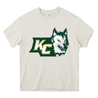 Cream keuka college wolf vectorized Heavy Core Tee - linhVisuals