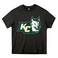 Asphalt keuka college wolf vectorized Heavy Core Tee - linhVisuals