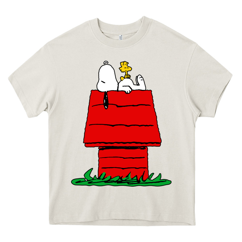 Peanuts The Doghouse Heavy Core Tee by linhVisuals | Teevron