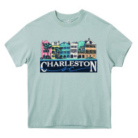 Arona charleston rainbow road   charleston south carolin Heavy Core Tee - linhVisuals