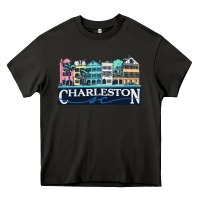 Asphalt charleston rainbow road   charleston south carolin Heavy Core Tee - linhVisuals