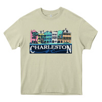 Mossy charleston rainbow road   charleston south carolin Heavy Core Tee - linhVisuals