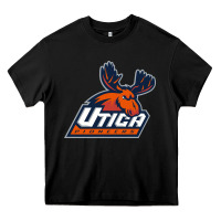 Black utica pioneers vectorized Heavy Core Tee - linhVisuals
