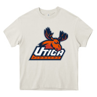 Cream utica pioneers vectorized Heavy Core Tee - linhVisuals