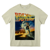 Mossy back to the future vintage Heavy Core Tee - linhVisuals