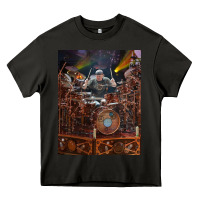 Asphalt Neil Peart cool Heavy Core Tee - linhVisuals