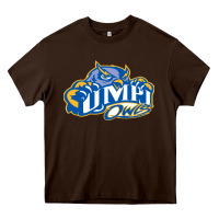 Chocolate Brown university of maine at presque isle vectorized Heavy Core Tee - linhVisuals