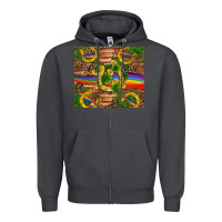 Smoke st patricks day horseshoe shamrock rainbow gold Zipper Hoodie - RanaPortraitStore