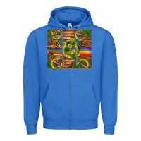 True Royal st patricks day horseshoe shamrock rainbow gold Zipper Hoodie - RanaPortraitStore