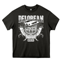 Asphalt delorean machine Heavy Core Tee - linhVisuals