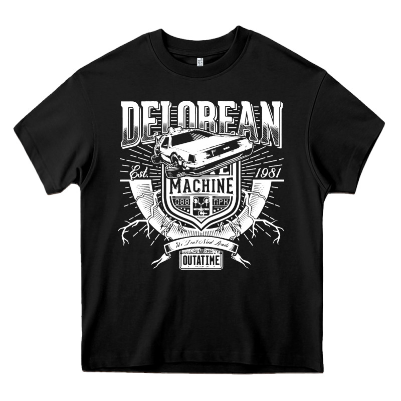 Delorean Machine Heavy Core Tee by linhVisuals | Teevron