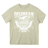 Mossy delorean machine Heavy Core Tee - linhVisuals
