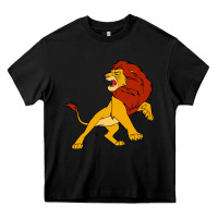 Black mufasa the lion king Heavy Core Tee - linhVisuals