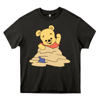 Asphalt baby bear Heavy Core Tee - linhVisuals