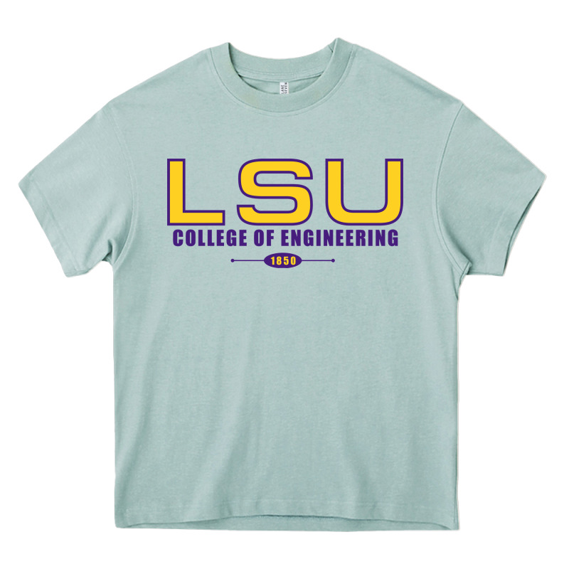 Lsu College Of Engineering  1890 Heavy Core Tee by linhVisuals | Teevron