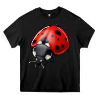 Black ladybug Heavy Core Tee - Jasminsmagicworld