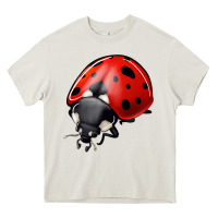 Cream ladybug Heavy Core Tee - Jasminsmagicworld