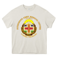 Cream fitzsimon army medical center Heavy Core Tee - linhVisuals