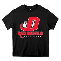Black red de dickinson college vectorized Heavy Core Tee - linhVisuals