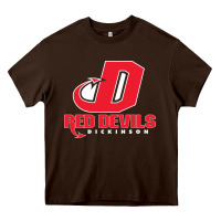Chocolate Brown red de dickinson college vectorized Heavy Core Tee - linhVisuals