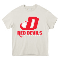 Cream red de dickinson college vectorized Heavy Core Tee - linhVisuals