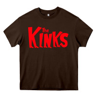 Chocolate Brown The Kinks Heavy Core Tee - linhVisuals