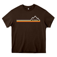 Chocolate Brown mt. bachelor   mount bachelor Heavy Core Tee - linhVisuals
