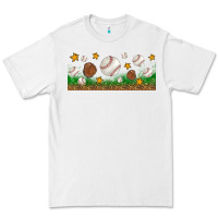 White Baseball Glove With Leopard Libbey Glass Premium Tee - BundleAndBundleShop