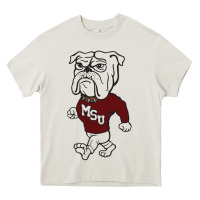 Cream mississipp state shirt Heavy Core Tee - linhVisuals