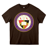 Chocolate Brown college of the holy cross Heavy Core Tee - linhVisuals