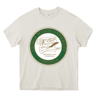 Cream george mason university Heavy Core Tee - linhVisuals