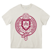 Cream f0rdham university Heavy Core Tee - linhVisuals