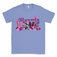 Colony Blue All you need is love Valentine's Day Classic Tee - FaDigitalArtStudio
