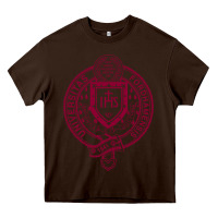 Chocolate Brown f0rdham university Heavy Core Tee - linhVisuals