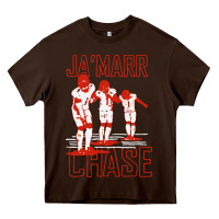 Chocolate Brown ja'marr chase Heavy Core Tee - linhVisuals