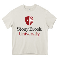 Cream stony brook university Heavy Core Tee - linhVisuals