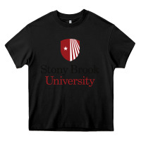 Black stony brook university Heavy Core Tee - linhVisuals