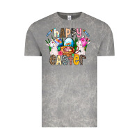 Cloud Rock Happy Easter Vintage Tee - CowhideDigitalArt