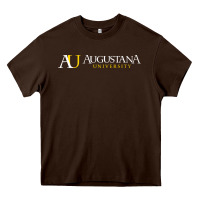 Chocolate Brown AU, Augustana University, apparel Heavy Core Tee - linhVisuals