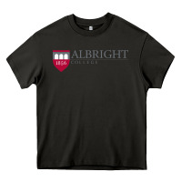 Asphalt albright college vectorized Heavy Core Tee - linhVisuals