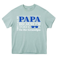 Arona they call me papa because i'm too cool to be grandpa Heavy Core Tee - linhVisuals