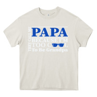 Cream they call me papa because i'm too cool to be grandpa Heavy Core Tee - linhVisuals