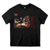Black neil peart r.i.p Heavy Core Tee - linhVisuals