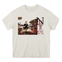 Cream neil peart r.i.p Heavy Core Tee - linhVisuals