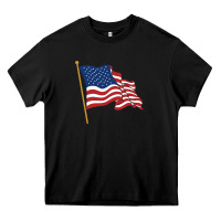American Flag Heavy Core Tee | Teevron