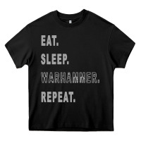 Black warhammer Heavy Core Tee - linhVisuals
