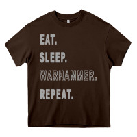 Chocolate Brown warhammer Heavy Core Tee - linhVisuals