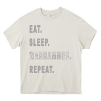 Cream warhammer Heavy Core Tee - linhVisuals