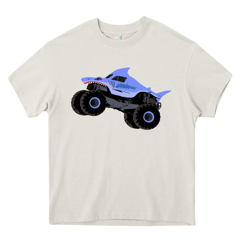 Monster Truck Megalodon Heavy Core Tee by linhVisuals | Teevron