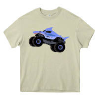 Mossy Monster Truck Megalodon Heavy Core Tee - linhVisuals